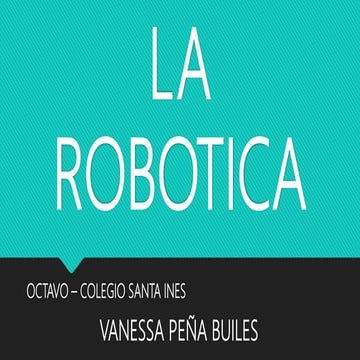 La robotica