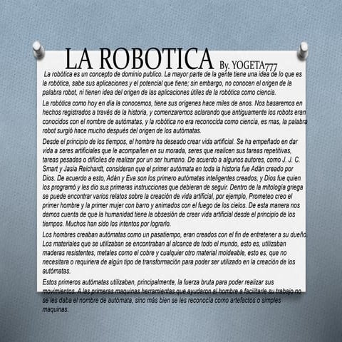 La robotica by dross