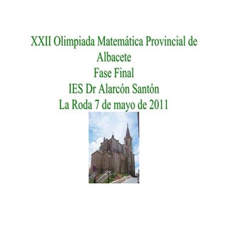  Final XXII OMA La Roda 2011