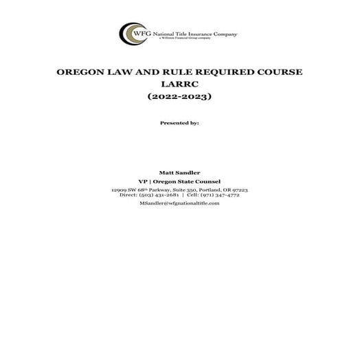 OREF Changes 2021 | PDF