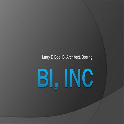 BI, INC - BI, INC, Boeing