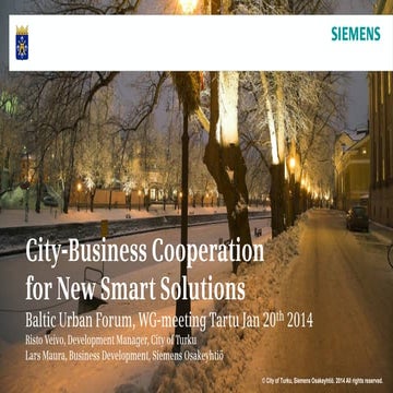 Lars maura city business cooperation