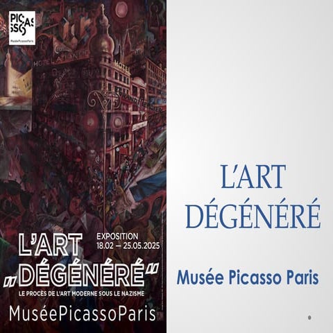 L'ART DÉGÉNÉRÉ.pptx Musée Picasso | PPTX