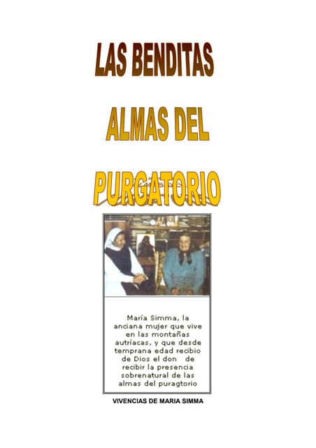 Las Benditas Almas Del Purgatorio Cuaderno