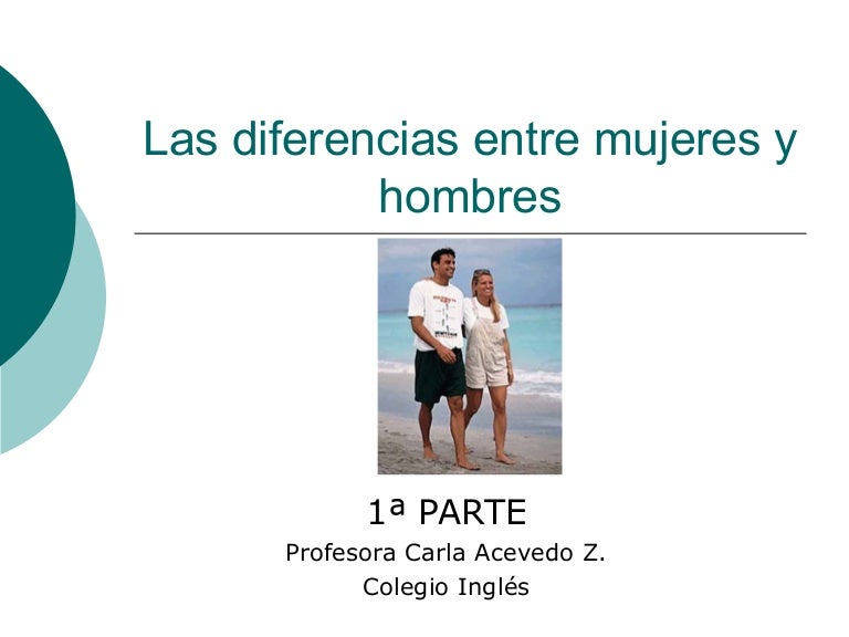 Las Diferencias Entre Mujeres Y Hombres