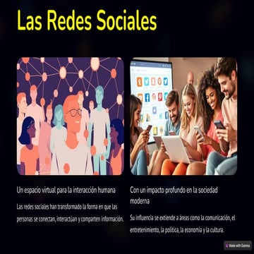 Impacto de las Redes Sociales en la Comunicación Moderna | PPTX