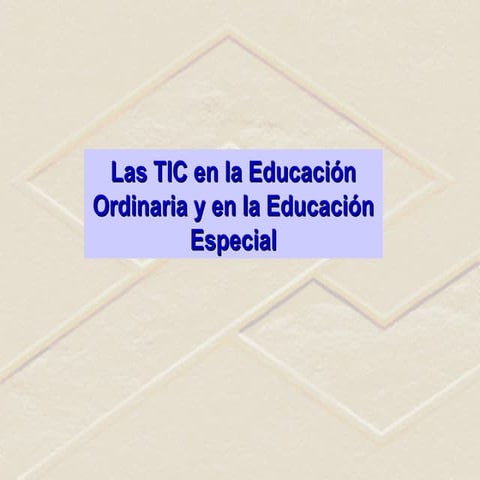 Las TIC en la educación