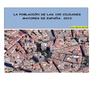Las 100 ciudades mayores de España