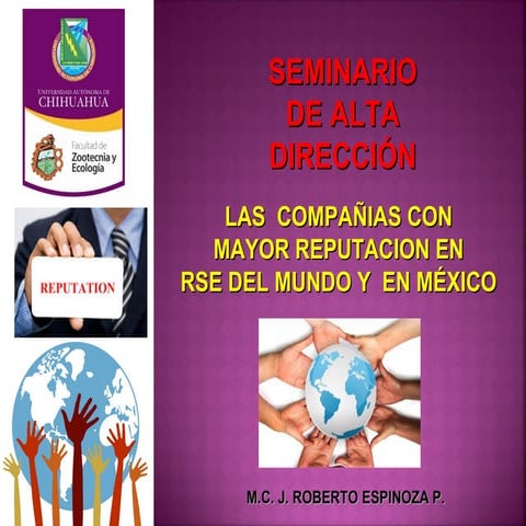 Las 100 compañias con mayor  reputacion en rse