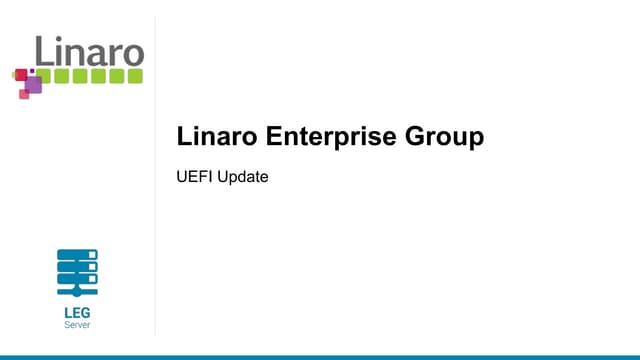 LAS16-200:  Firmware summit - Tianocore Progress and Status