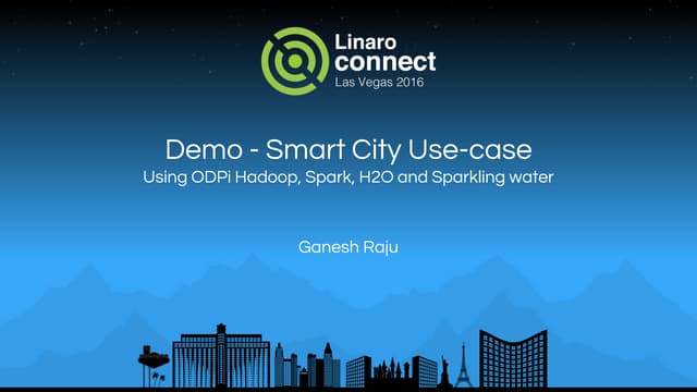 LAS16-305: Smart City Big Data Visualization on 96Boards