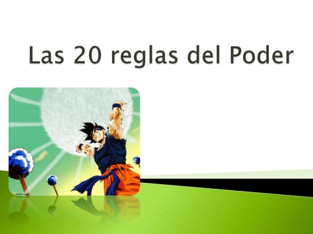 Las 20 reglas del poder
