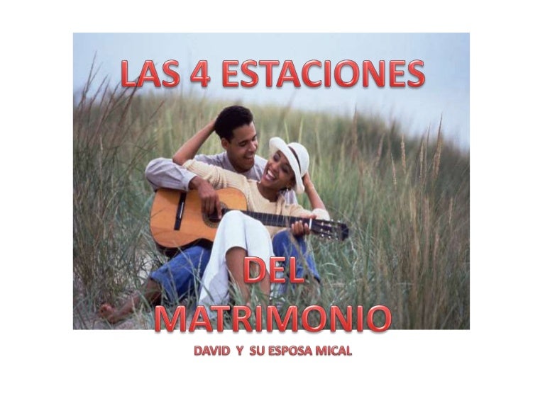 Las 4 estaciones del matrimonio