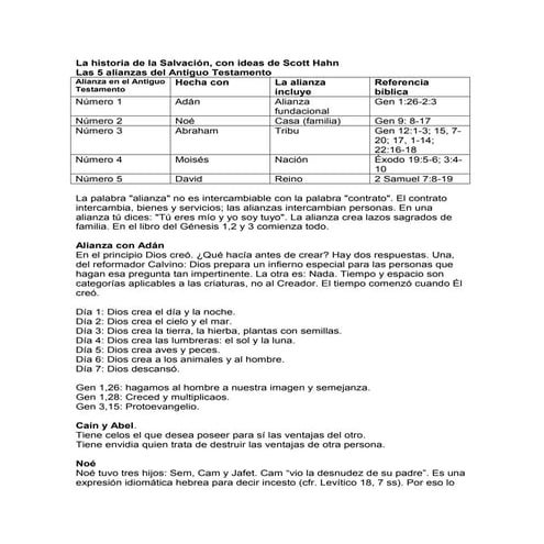 Las 5 alianzas del at scott hahn