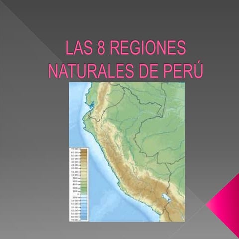 Las 8 regiones naturales de perú