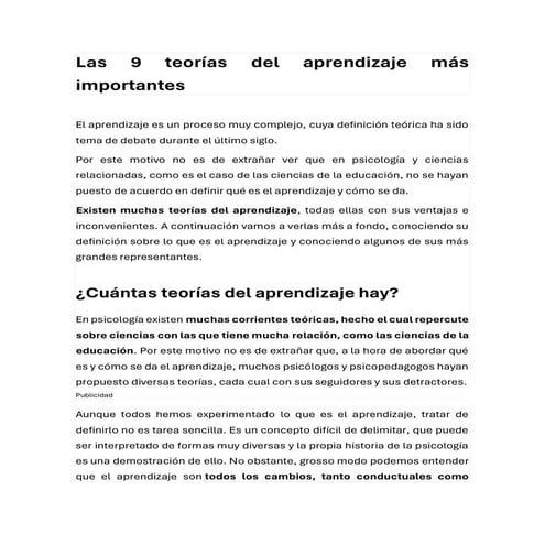 Las 9 teorías del aprendizaje más importantes.pdf