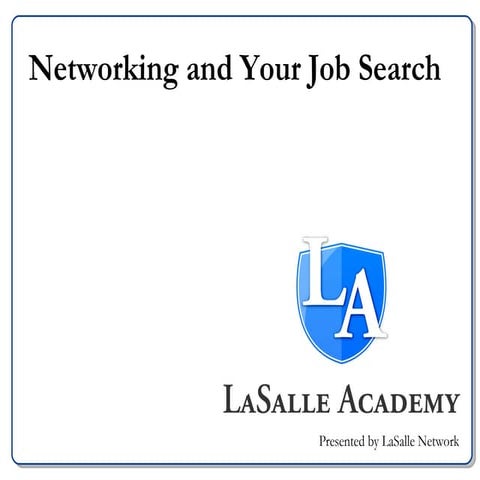 LaSalle Academy - Networking Workshop