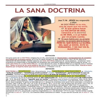 La sana doctrina