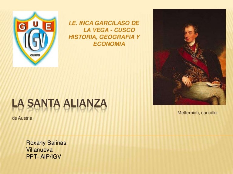 La santa alianza