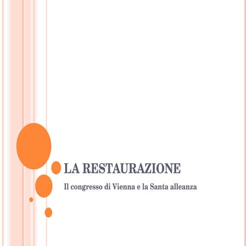 Santa Alleanza e il concerto delle potenze europee nella prima metà del XIX s...
