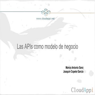 Las apis como modelo de negocio