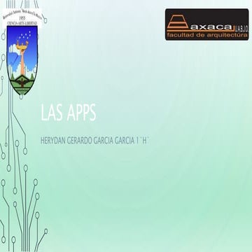 Las apps en tipo presentacion