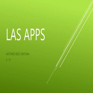 Las apps en tipo presentacion