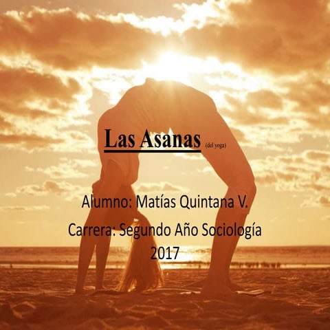 Las asanas (del yoga) | PPTX