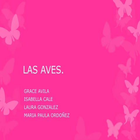 Las aves