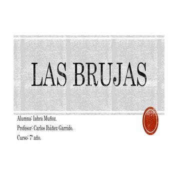 Las brujas IM