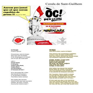 Las cançons de la manif