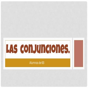 Las conjunciones y/e y o/u