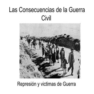 Las consecuencias de la Guerra Civil