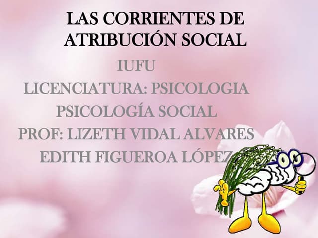 ATRIBUCIÓN SOCIAL