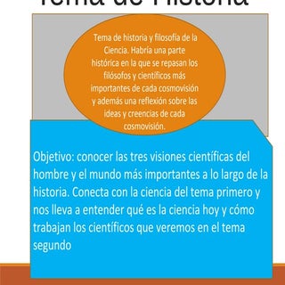 Las cosmovisiones cientificas