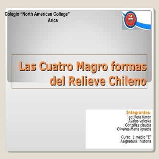 Las Cuatro Magroformas Del Relieve ...