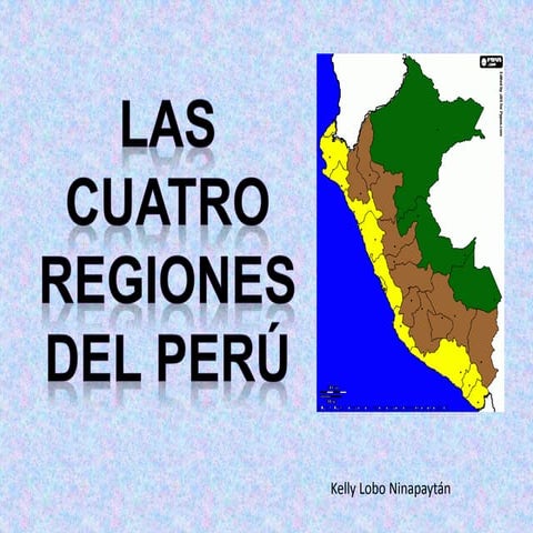 conociendo las cuatro regiones del peru