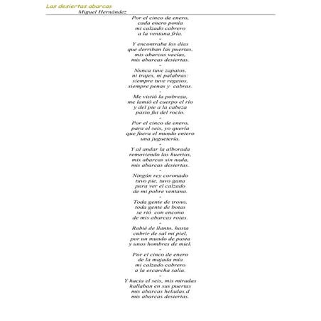 Las desiertas abarcas