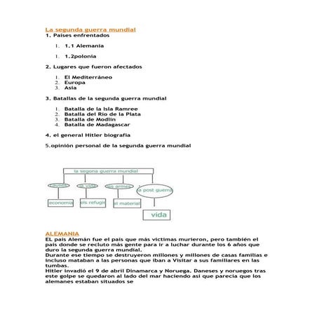 La Segunda Guerra Mundial