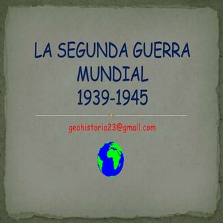 La segunda guerra mundial 4º eso