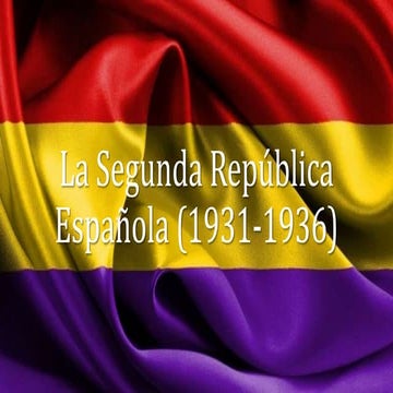 La segunda república española (1931 1936)