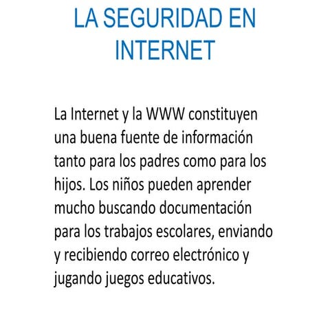 La seguridad en internet.ppt
