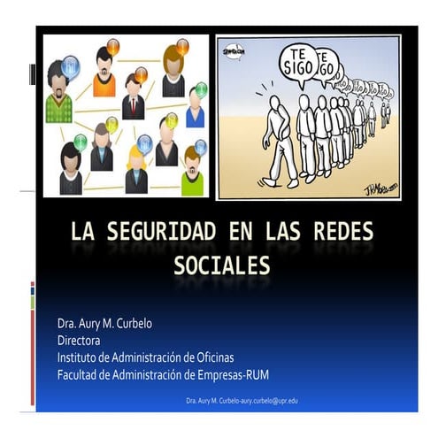 La Seguridad en las Redes Sociales