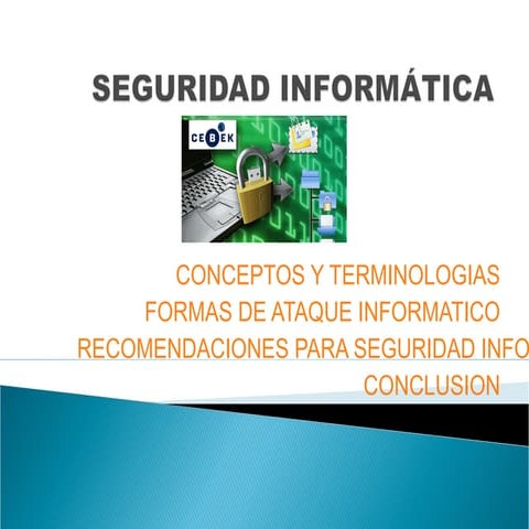 La seguridad informática