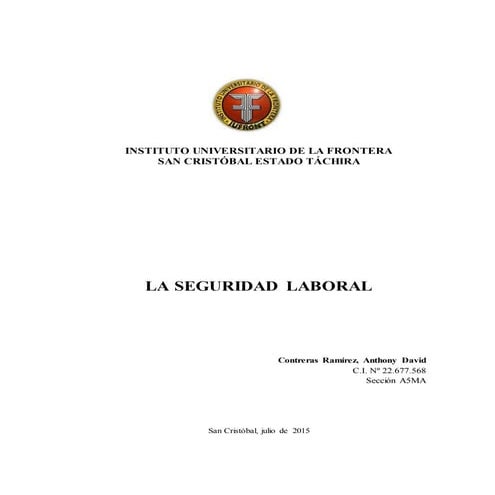 La seguridad laboral