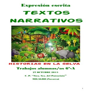 La selva textos narrativos   6º a 1...