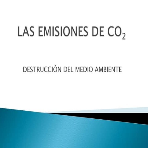 Las emisiones de co2