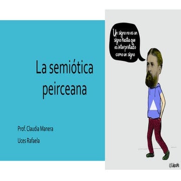La semiótica peirceana
