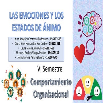 Las emociones y los estados de ánimo | PPTX