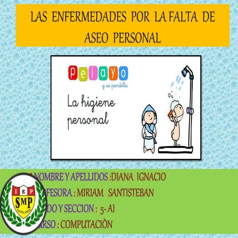 Enfermedades causadas por la falta de aseo personal | PPTX
